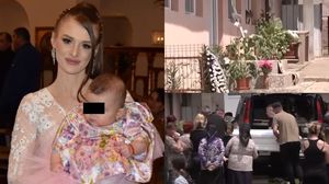 Momentul în care sicriul cu trupul neînsuflețit al Teodorei Marcu trece pragul casei părintești! Lacrimile au curs șiroaie pe fețele tuturor. Cei care au cunoscut-o au venit într-un suflet să-și ia rămas bun | FOTO