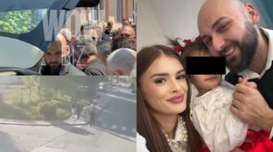 Teodora și Alex Marcu, alături de fiica lor
