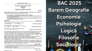 Barem Geografie BAC 2025