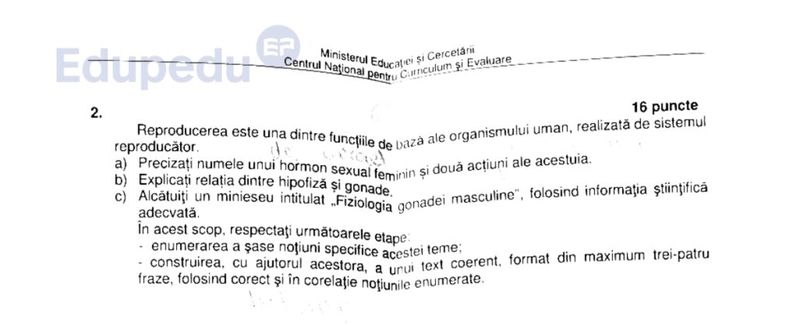 Subiecte Anatomie BAC 2025