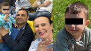 Ionel Ganea, alături de familia sa