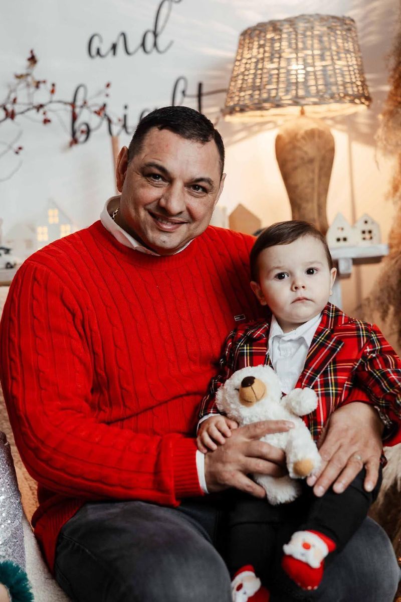 George Ganea și fiul său