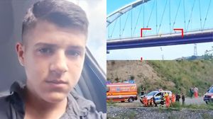 Tudor, tânărul care s-a aruncat de pe pod  Tudor, tânărul care s-a aruncat de pe pod