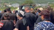 Imagini de la înmormântarea lui Andrei