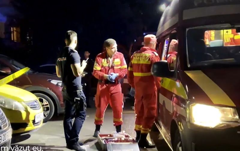 Imagini de la locul incidentului