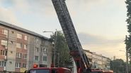 Imagini de la locul incendiului