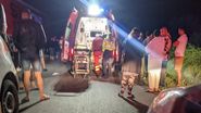Imagini de la locul accidentului