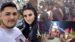 Imagini sfâșietoare de la înmormântarea fraților morți în accidentul din Galați! Mario și Florina, conduși pe ultimul drum în costum de mire și rochie de mireasă. Familia lor este devastată după tragedie