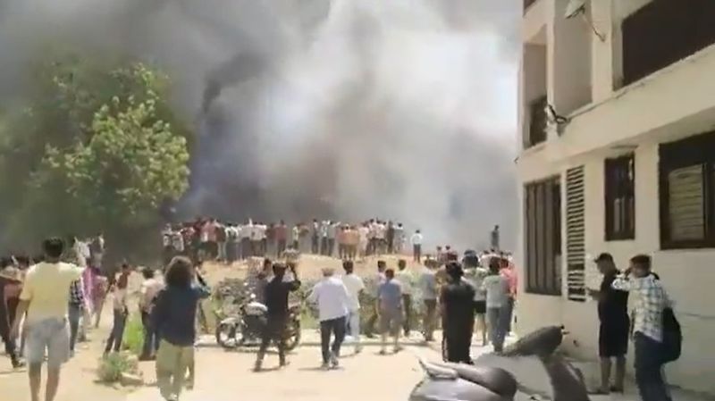 Imagini de la locul tragediei