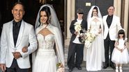 Dinu Maxer și Magdalena Chihaia, alături de copiii artistului