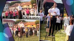 Imagini de senzație cu Valentin Sanfira, cum rar îl vezi! Ce a făcut la un concert de la țară a devenit instant legendă locală. Până și cele mai bătrâne femei din sat au rămas cu gurile căscate | EXCLUSIV