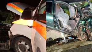 Imagini de la locul accidentului din Botoșani