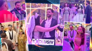 Dansul mirilor, moment de vis la nunta anului! Tzancă Uraganu a cântat live, mirele în frac, opulență maximă într-un local de lux din Ploiești | EXCLUSIV