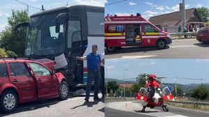 Imagini de la locul accidentului din Bihor