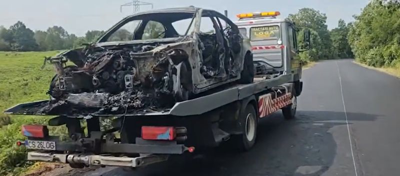 Imagini de la locul incidentului