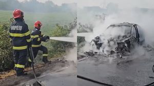 Imagini de la locul incidentului