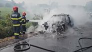 Imagini de la locul incidentului
