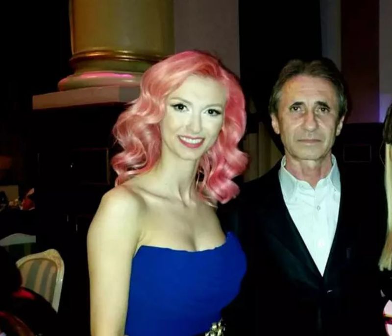 Andreea Bălan și tatăl ei, Săndel