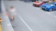 Momentul în care femeia a fost ucisă în accidentul din București