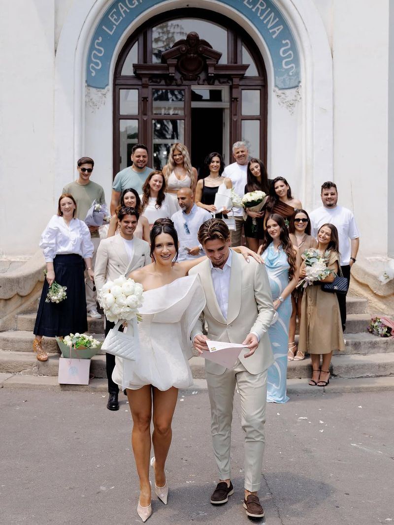 Răzvan Marin și soția sa, Crina