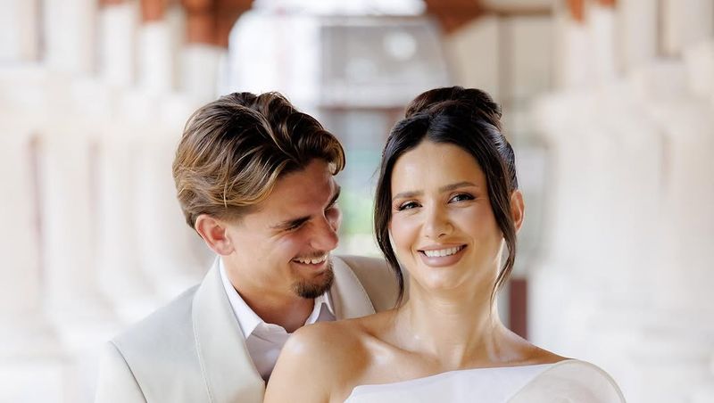 Răzvan Marin și soția sa, Crina