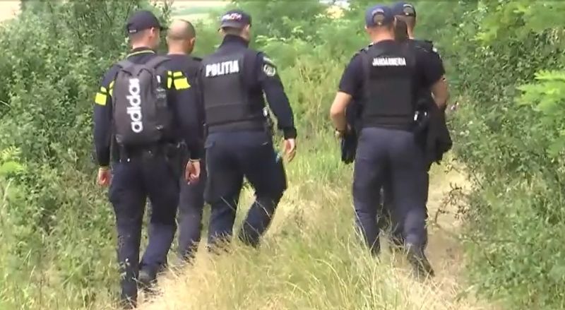 Imagini din timpul căutărilor