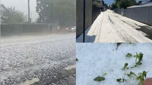 Furtună și grindină însemnată cantitativ în Neamț