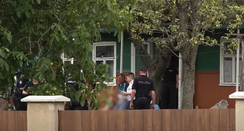 Imagine de la locul crimei din Republica Moldova