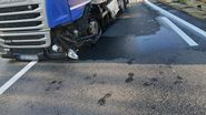 Imagine de la locul accidentului din Timiș