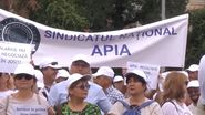 Protest în Piața Victoriei