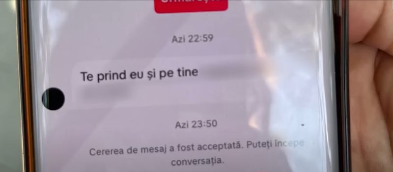 Unul dintre mesajele pe care le-a primit familia Andei Unul dintre mesajele pe care le-a primit familia Andei