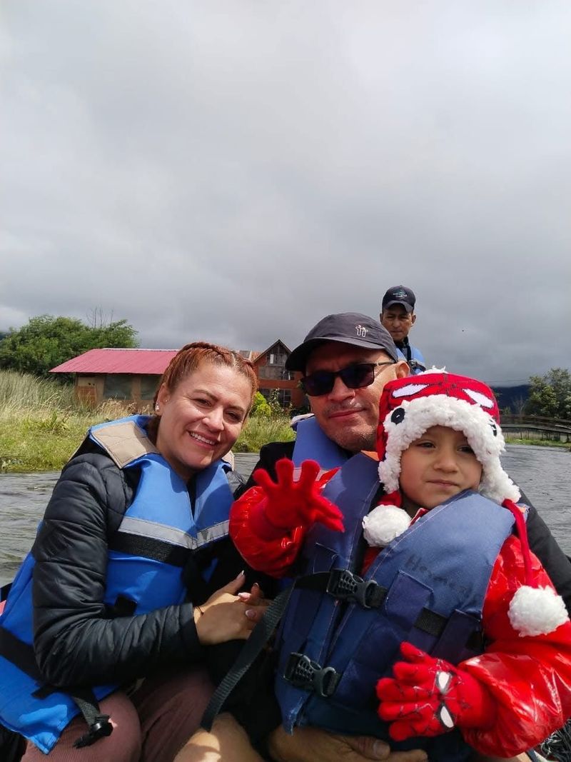 Tito Martínez, Viviana Canro și fiul lor