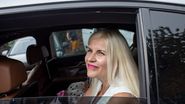 Elena Udrea la ieșirea din penitenciar