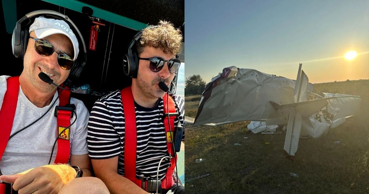 Tragedie aviatică în Delta Dunării! Cristi și Mihail s-au stins din viață, după ce aeronava s-a prăbușit la scurt timp după decolare. Cu doar câteva ore înainte, pasagerul fusese implicat într-un alt incident aviatic