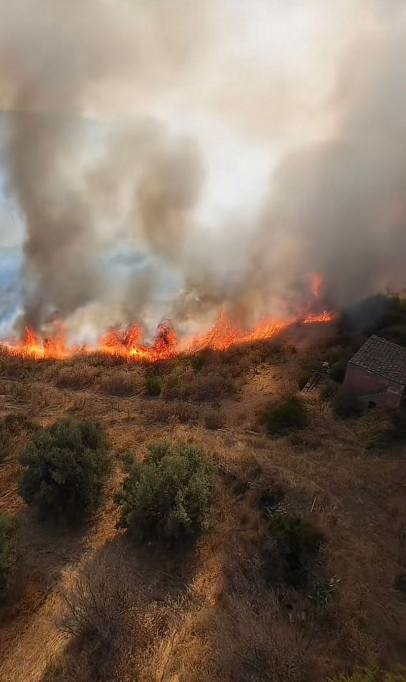 Incendii în Italia