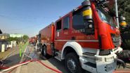 Imagini de la locul incendiului