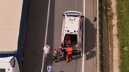 Imagini de la locul accidentului