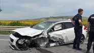 Imagini de la locul accidentului