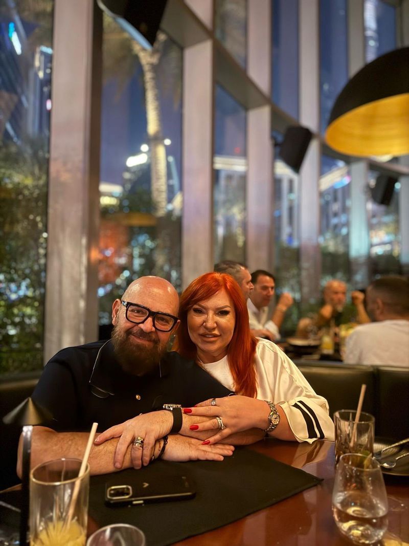 Cristian Popescu Piedone și soția sa