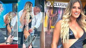 Lolrelai a aprins spiritele în centrul Capitalei! Un bărbat i-a aranjat rochia și a fost prins de paparazzi „cu mâna jos” | EXCLUSIV