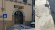 Imagini de la locul crimei din Italia