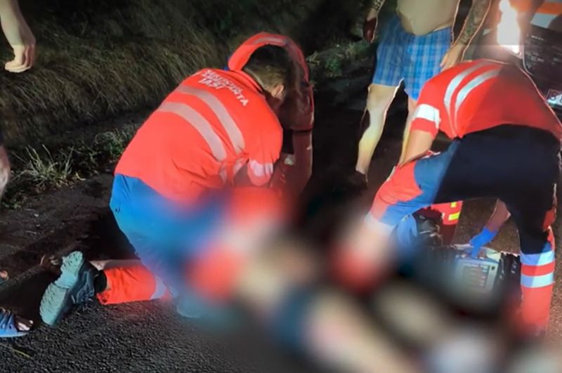 Imagini de la locul accidentului