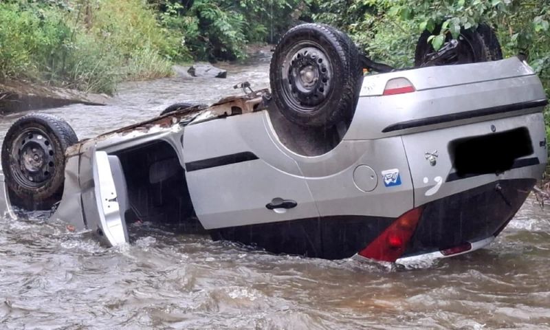 Imagine de la locul accidentului