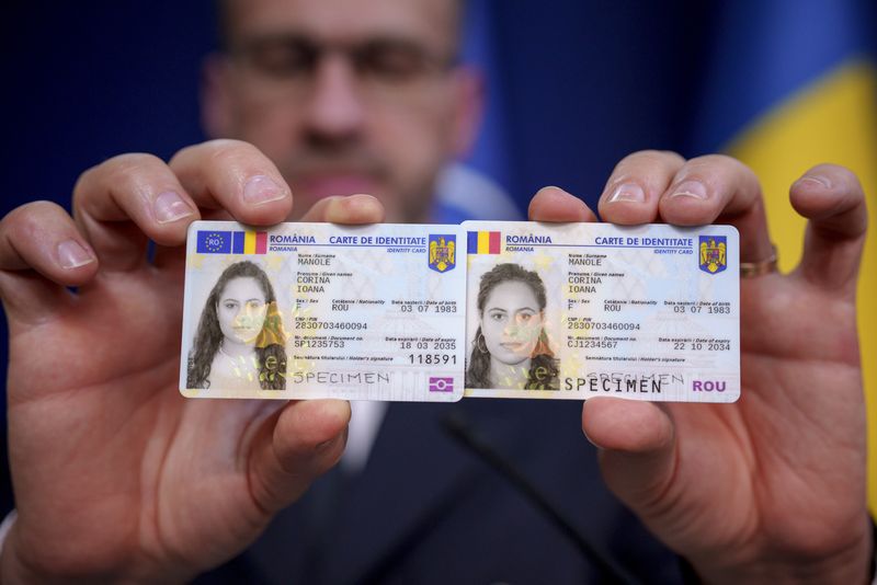 Specimen carte de identitate electronică (CEI)