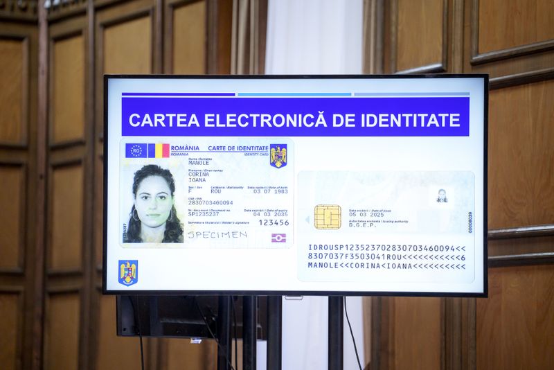 Specimen carte de identitate electronică (CEI)