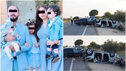 Ei sunt Noemi și Bogdan, părinții care și-au pierdut toți cei trei copii într-un accident cumplit. Părinții nu știu încă ce s-a întâmplat