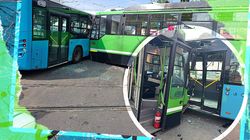 Accident grav în București! Un tramvai și un autobuz STB s-au ciocnit: 11 persoane au fost rănite
