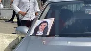 Imagine de la înmormântarea Ralucăi
