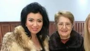 Adriana Bahmuțeanu și mama sa