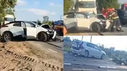 Imagini de la locul accidentului
